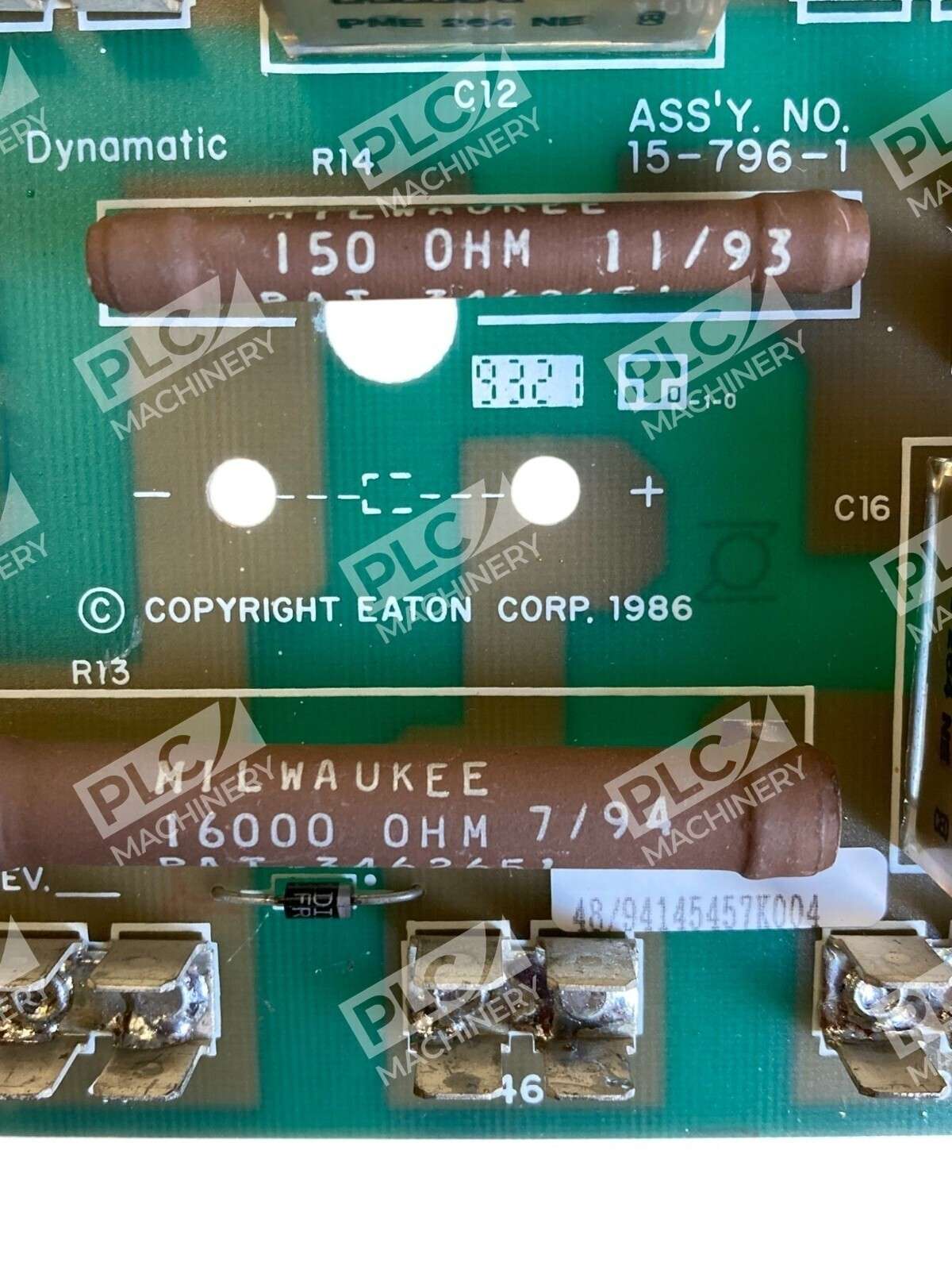 Eaton Dynamatic 15-796-01 Circuit Board Rev A 70-243-1 - Image 3