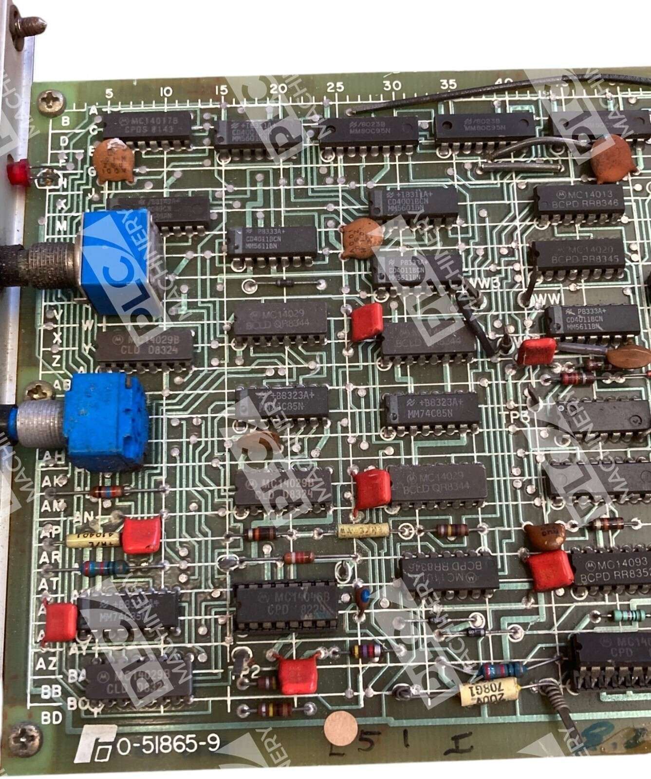 Reliance Electric 801414-63A CLDK Current Loop Circuit Board 0-51865-9 - Image 4