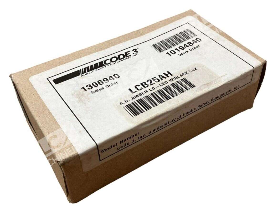 Code 3 LCB25AH LED Amber Light New In Box - Image 2
