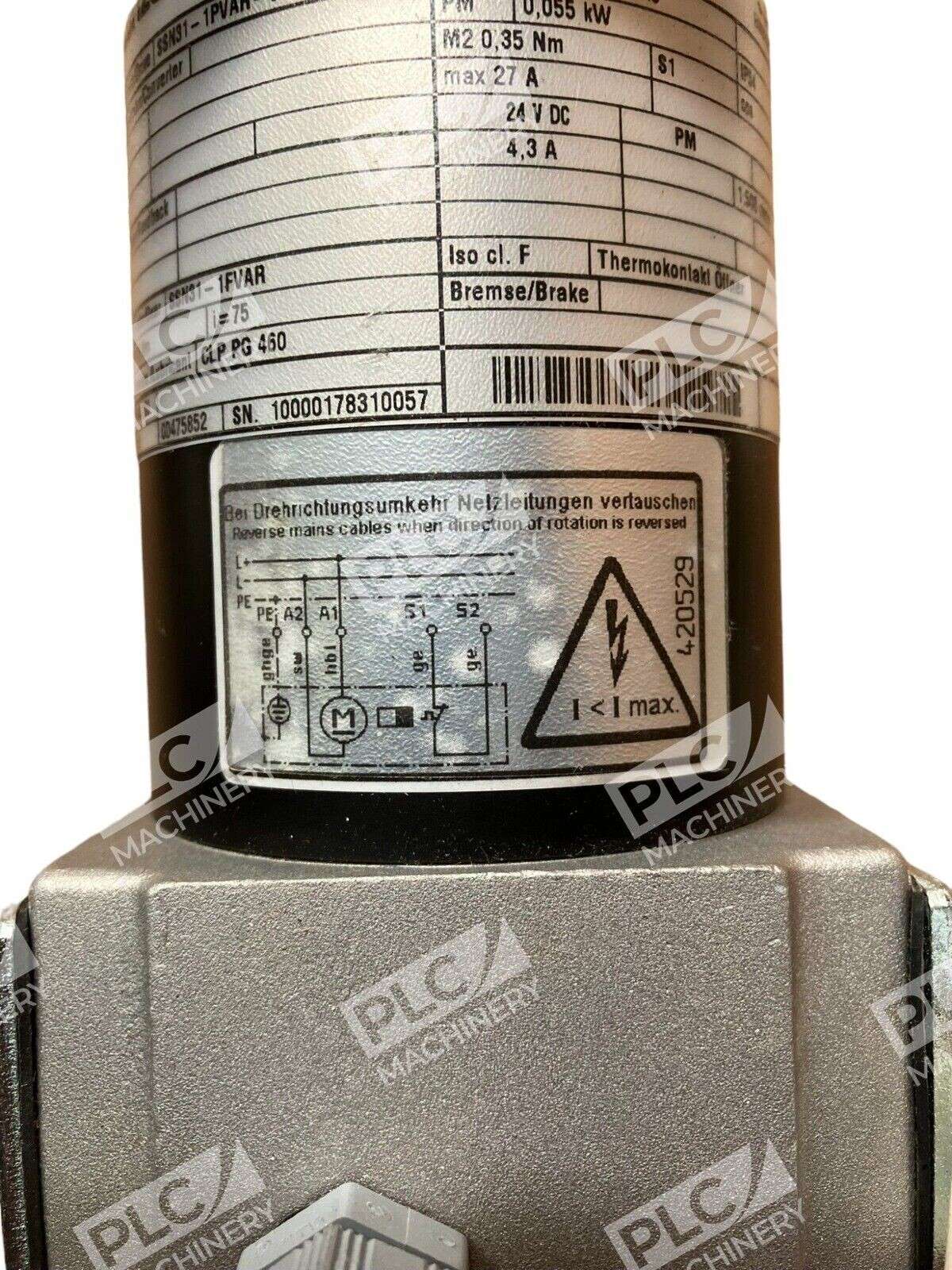 Lenze SSN31-1PVAR-045C21 Gear Motor - Image 5