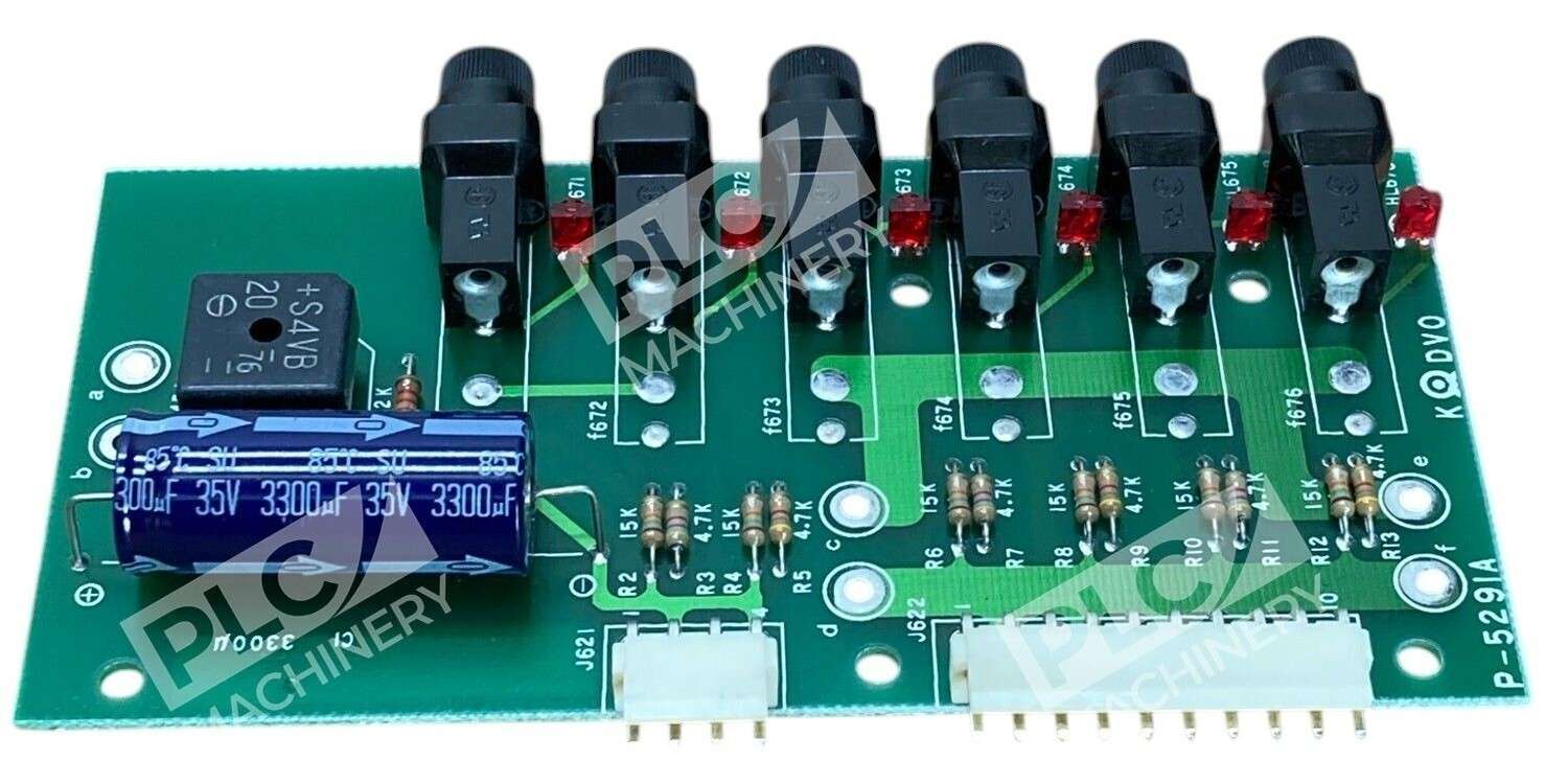 Kodvo P-5291A - Kodvo Ishida PC Board W/ Fuse Holder LED Indicator P-5291A