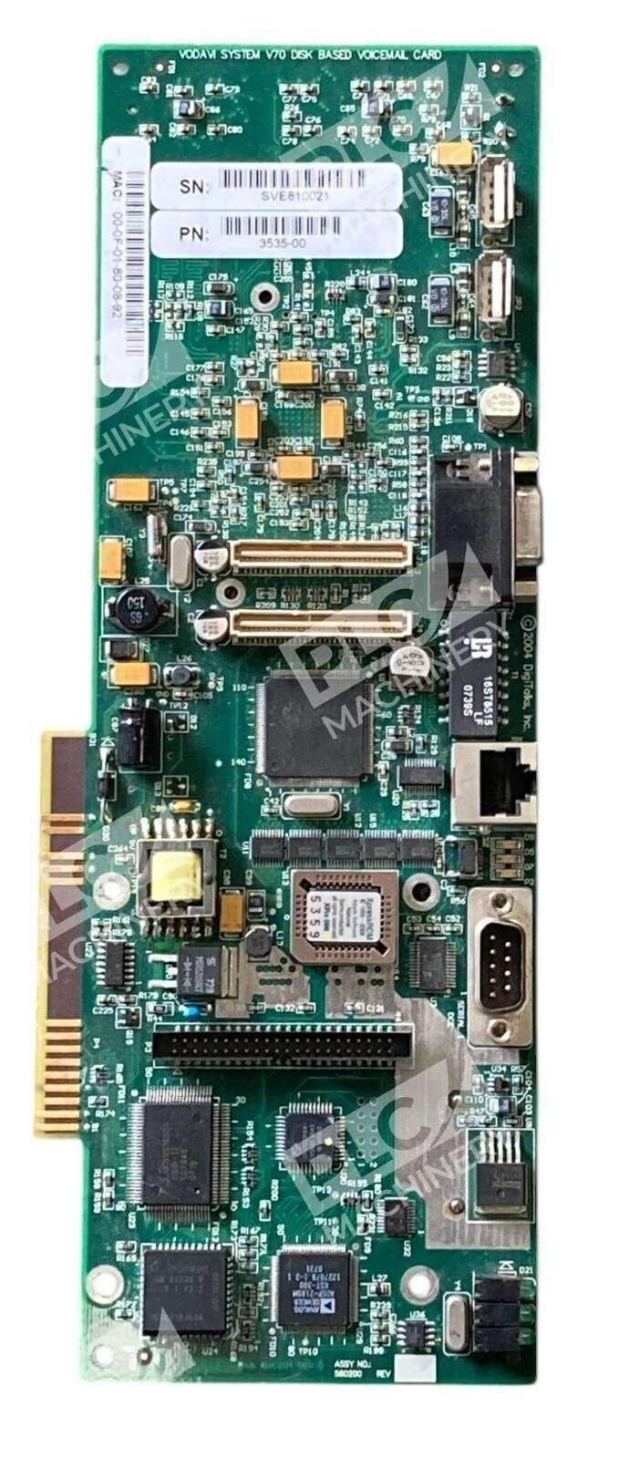 Vodavi 3535-00 - Vodavi System V70 Disk Based Voicemail Card 3535-00