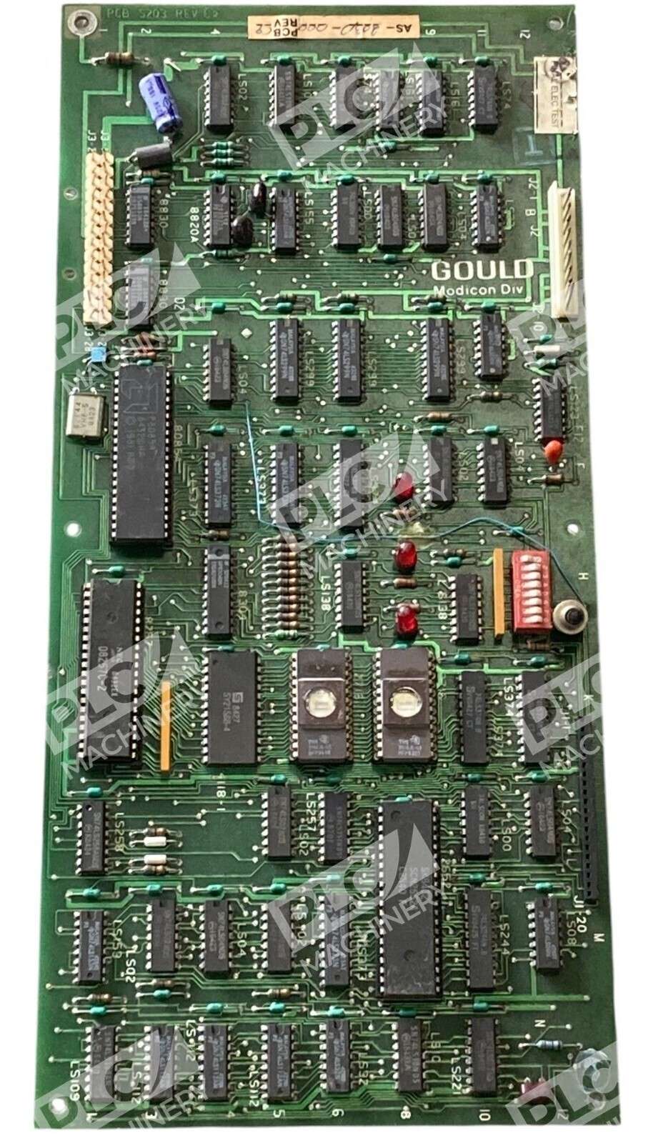 Gould Modicon PCB Rev C2 AS-2030-000 PCB Rev C9 Circuit Board S203 - Image 2