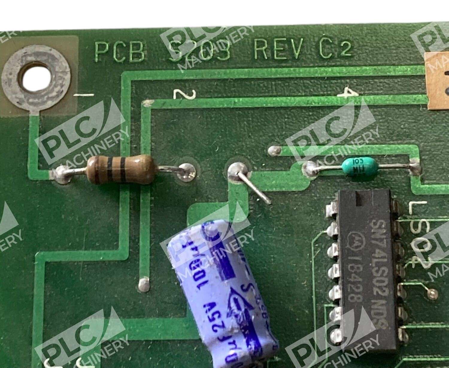 Gould Modicon PCB Rev C2 AS-2030-000 PCB Rev C9 Circuit Board S203 - Image 4