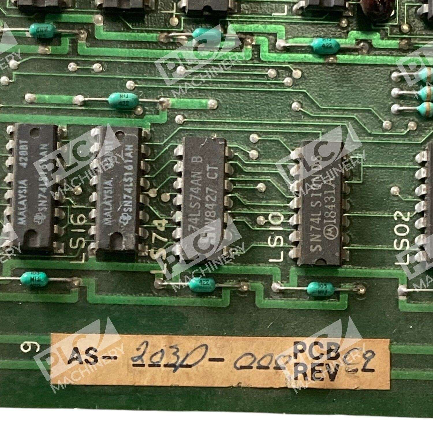 Gould Modicon PCB Rev C2 AS-2030-000 PCB Rev C9 Circuit Board S203 - Image 5