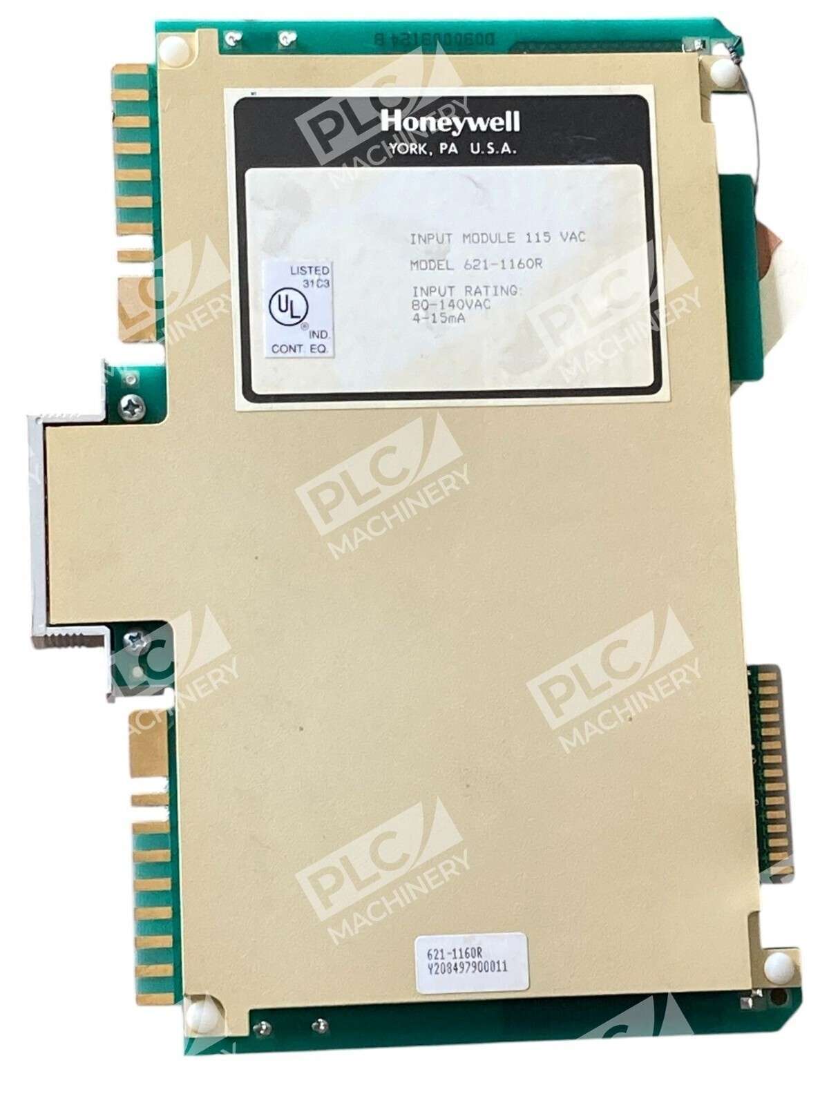 Honeywell Z208497900011 D030009124 B 115VAC 16 Point Input Module 621-1160R - Image 2
