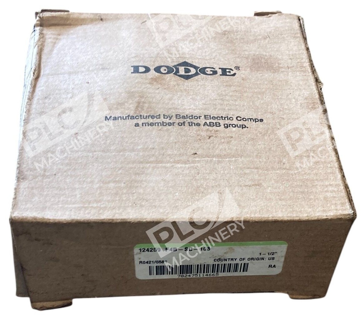Dodge Baldor ABB 124209 1-1/2" R0421/0581 Pillow Block Bearing F4B-SC-108 - Image 2