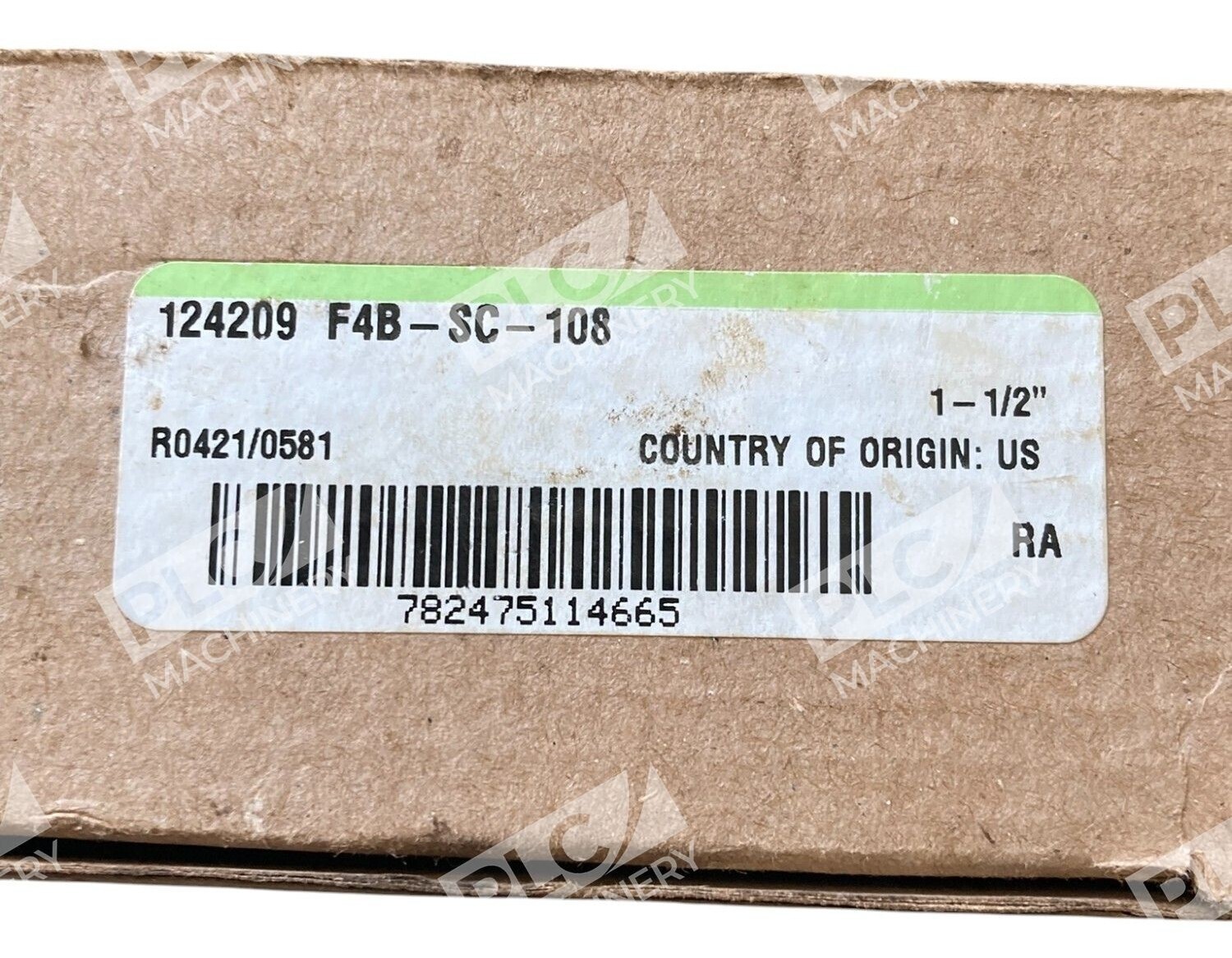 Dodge Baldor ABB 124209 1-1/2" R0421/0581 Pillow Block Bearing F4B-SC-108 - Image 3