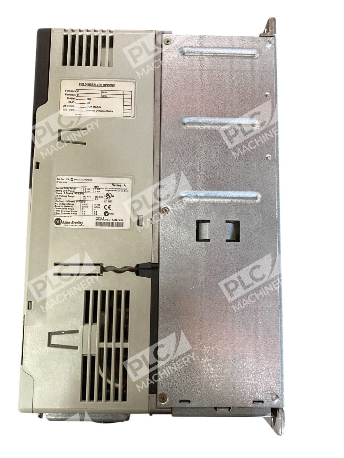 20BD5P0A3AYNAEA0 - Allen-Bradley - AB 3HP 5A 3 Phase Powerflex 700 AC Drive - Image 5