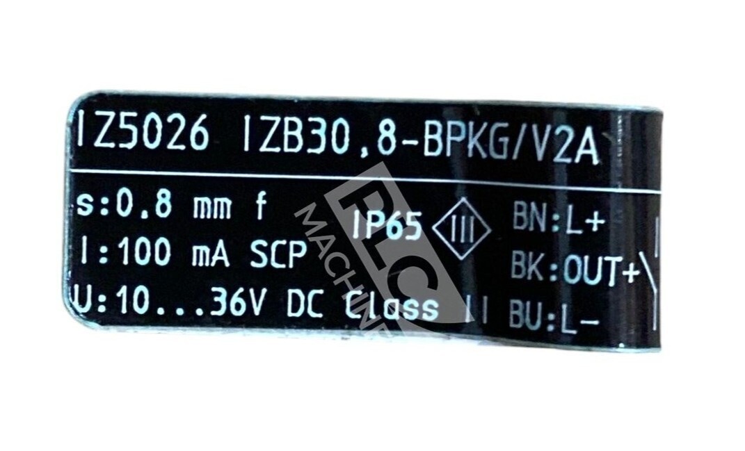 Numatics IFM IZB30,8-BPKG/V2A IZ5026 10-36VDC 100mA Inductive Sensor PROX-4FL2-P - Image 5