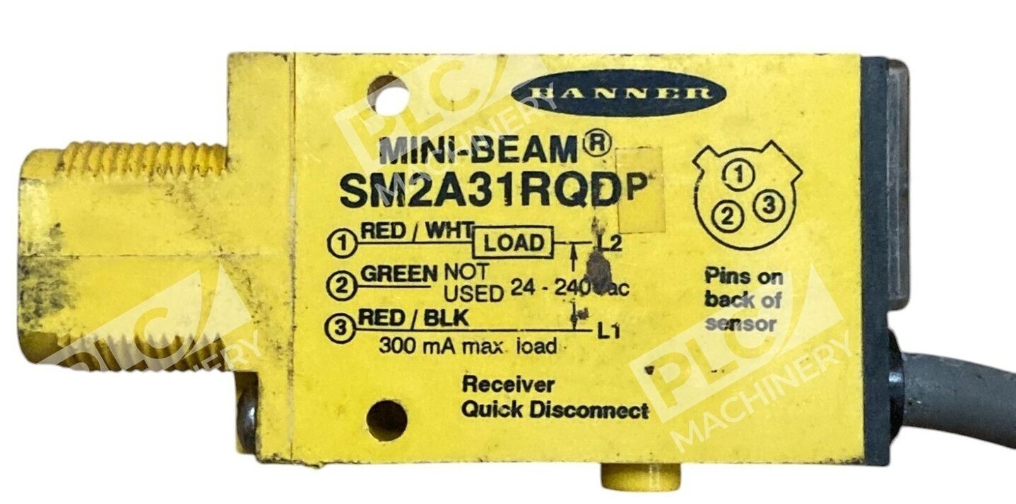 Banner LR41887 0318F Mini-Beam Sensor SM2A31RQDP - Image 3