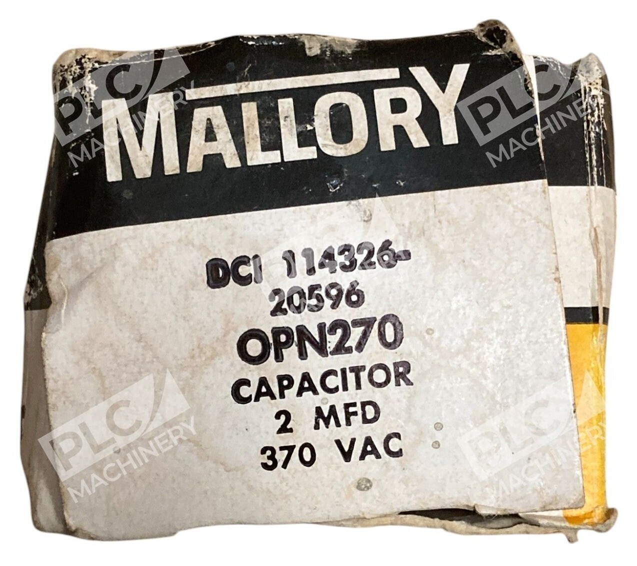 Mallory Distribution DCI 114326-20596 2 MFD 370VAC Capacitor OPN270 - Image 3