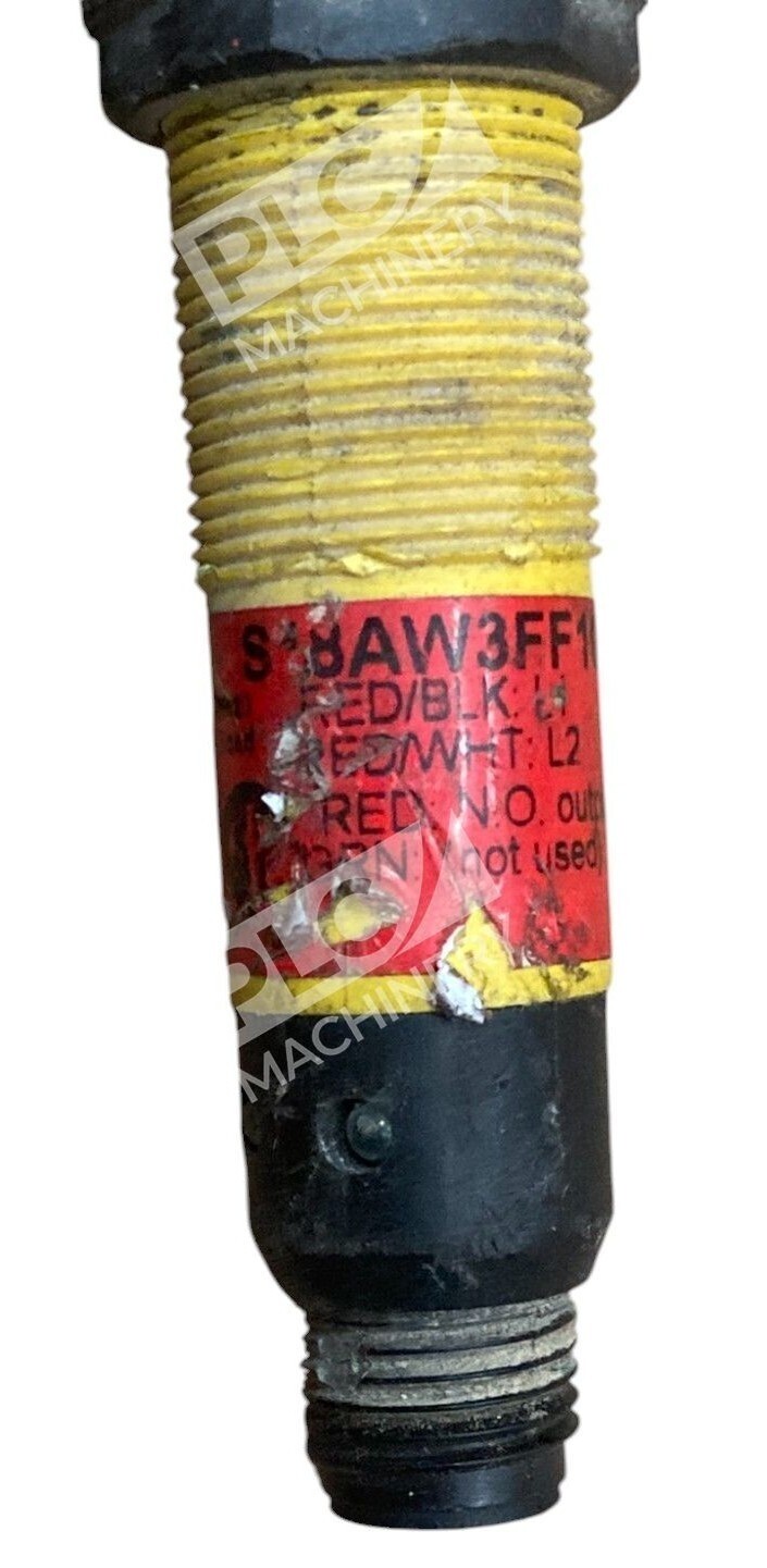 Banner S18 Series EZ-Beam Barrel Mount Encapsulated Sensor S18AW3FF100Q1 - Image 3