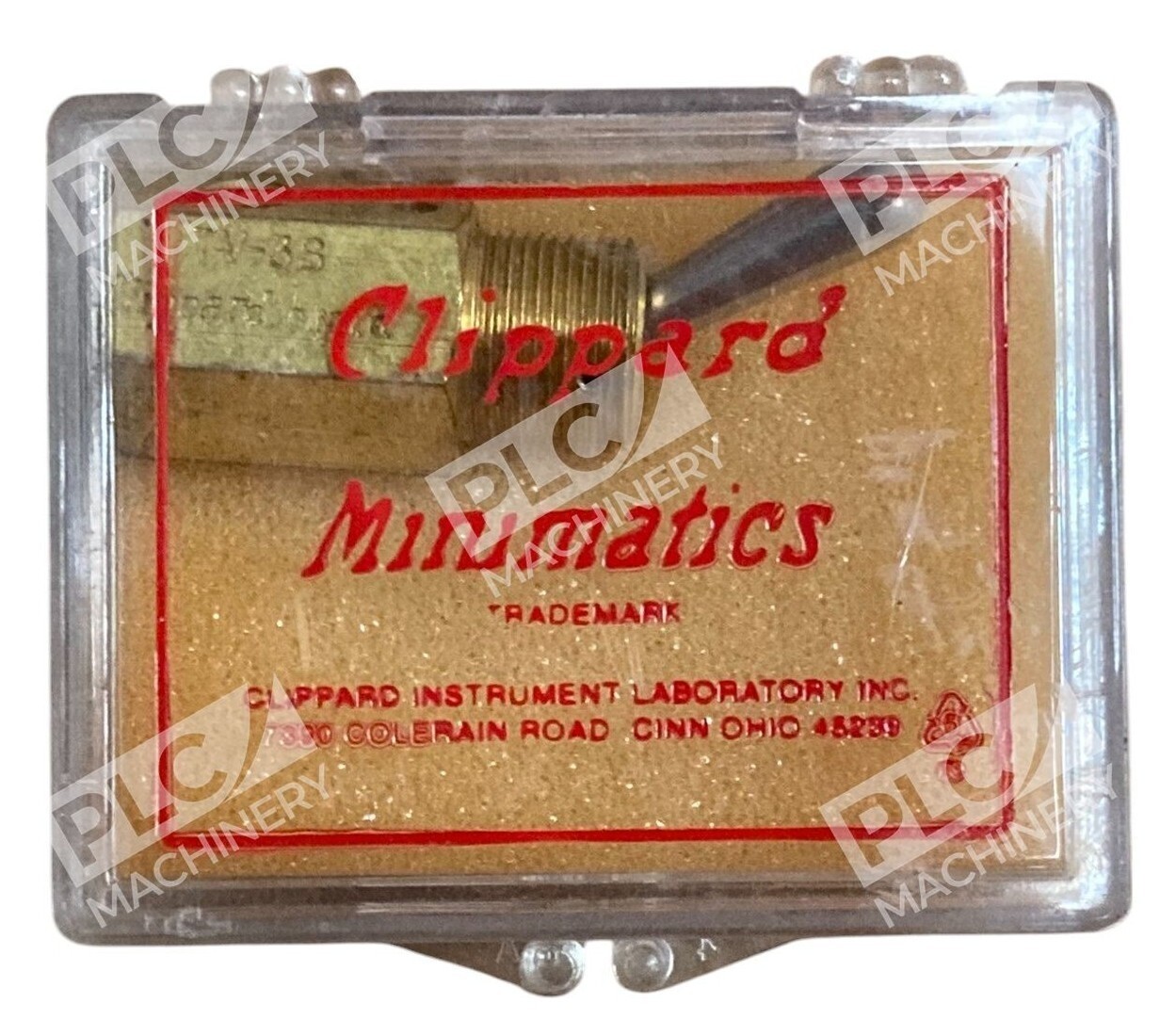 Clippard Minimatic TV-3S - Clippard Minimatics #10-32 Outlet 3 Way Toggle Valve TV-3S
