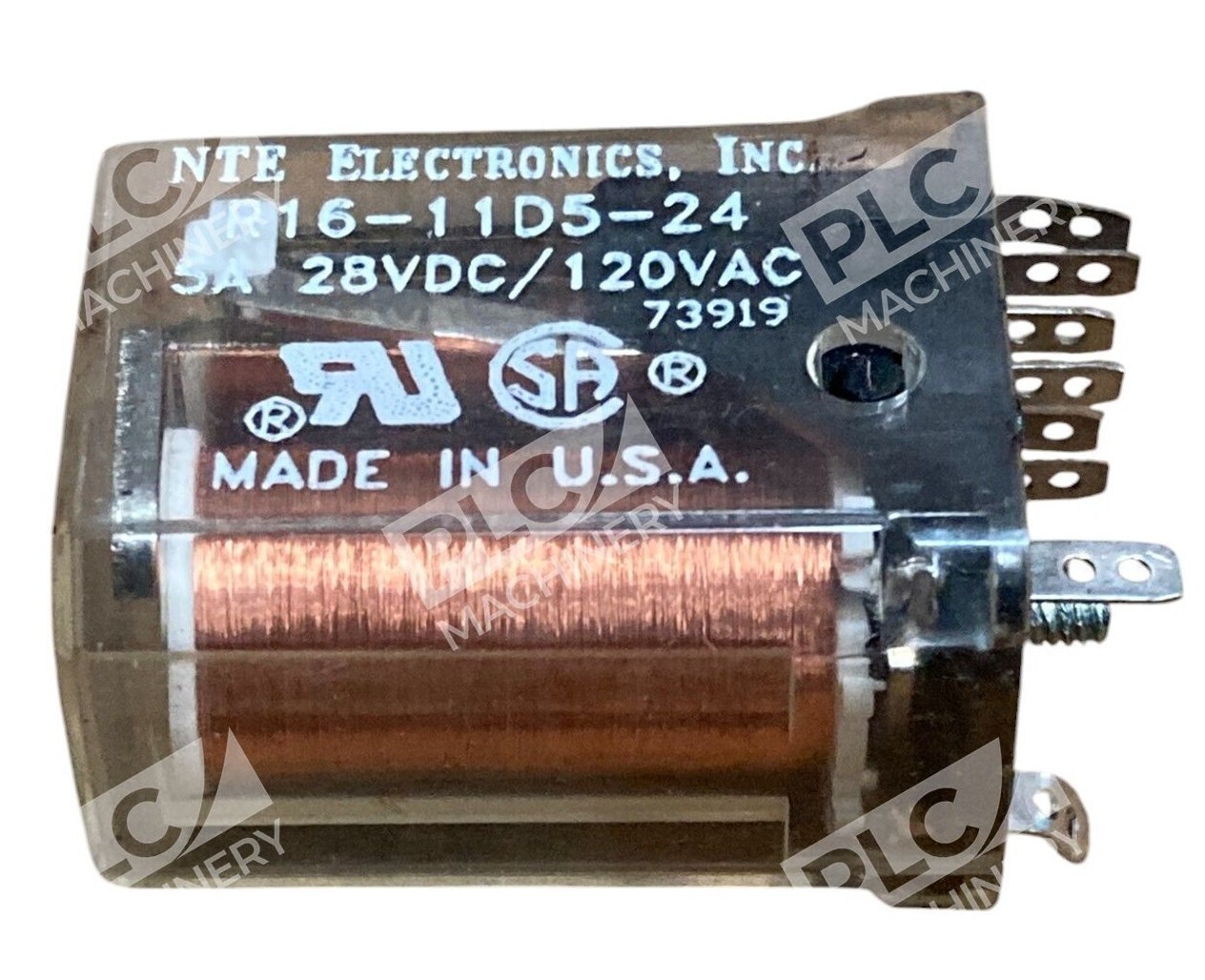 NTE Electronics 5A 28VDC 120VAC 73919 Plug In Relay R16-11D5-24 - Image 3