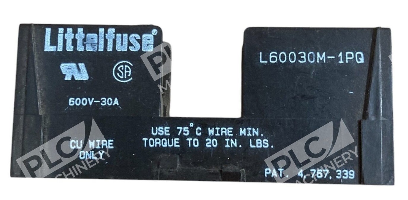 Littelfuse L60030M-1PG - Littelfuse 600V-30A Molded Case Fuse Blocks L60030M-1PG