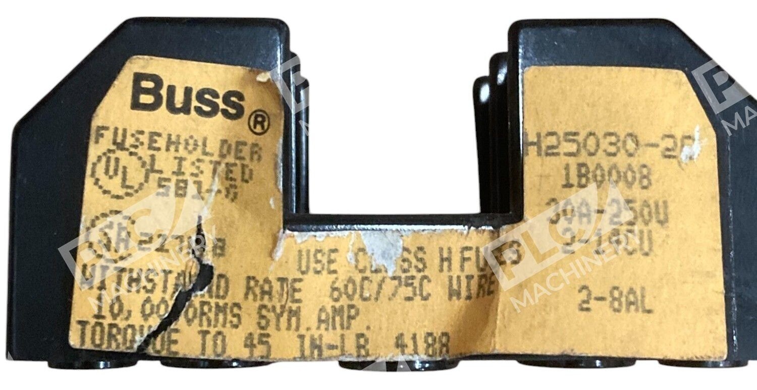 Buss H25030-2C - Buss Bussmann Eaton 1B0008 30A-250V Class H Fuse Holder H250