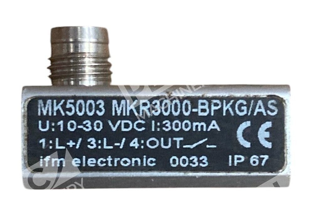 IFM Electronic 10-30VDC 300mA Inductive Proximity Sensor MK5003 MKR3000-BPKG/AS - Image 2