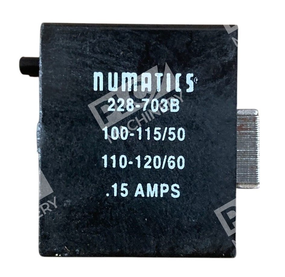 Numatics 0.15A 100-115/50 110-120/60 Solenoid Valve 228-703B - Image 2
