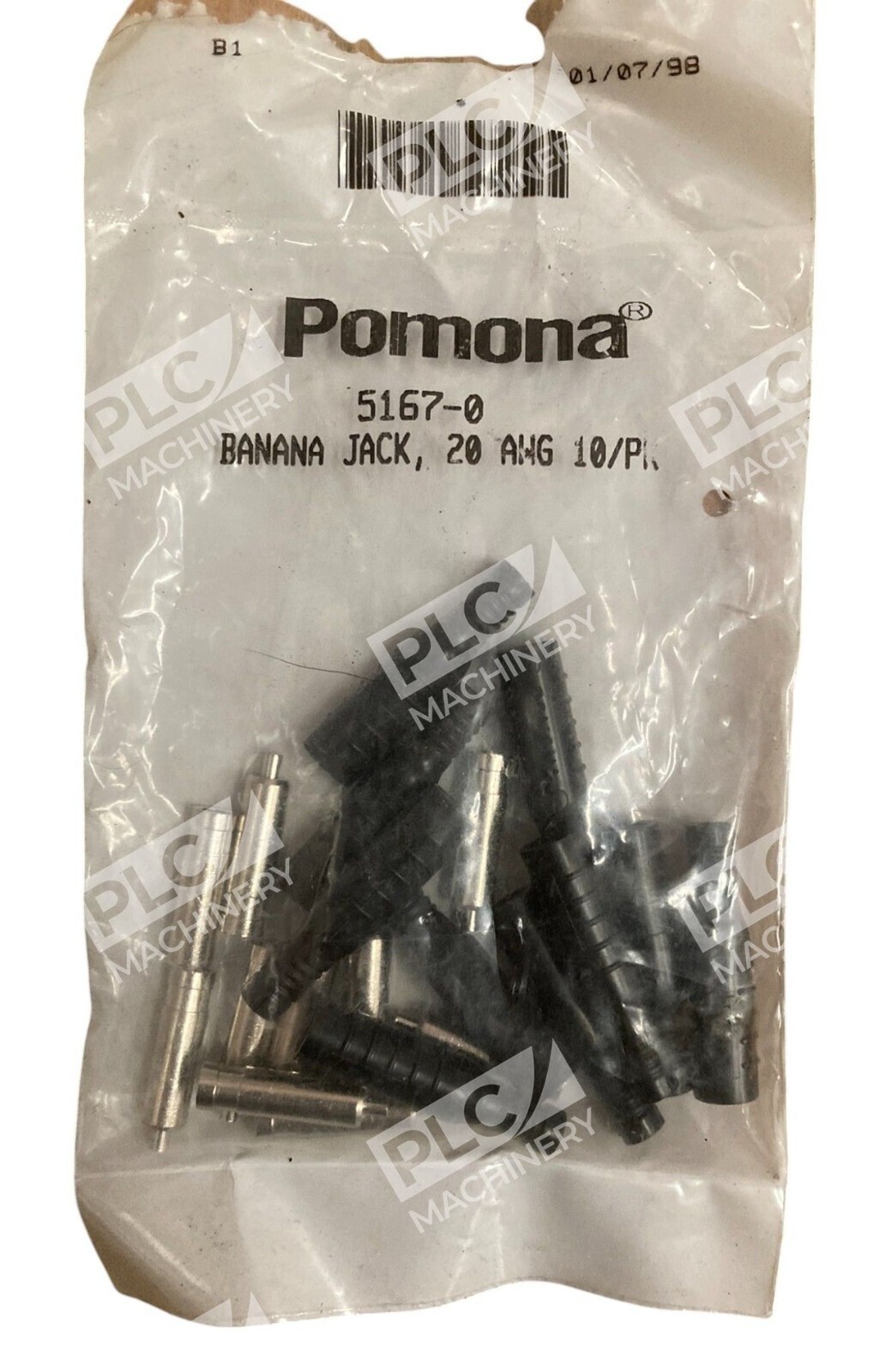 Pomona 20AWG Banana Jack 5167-0 (Bag of 10) - Image 3