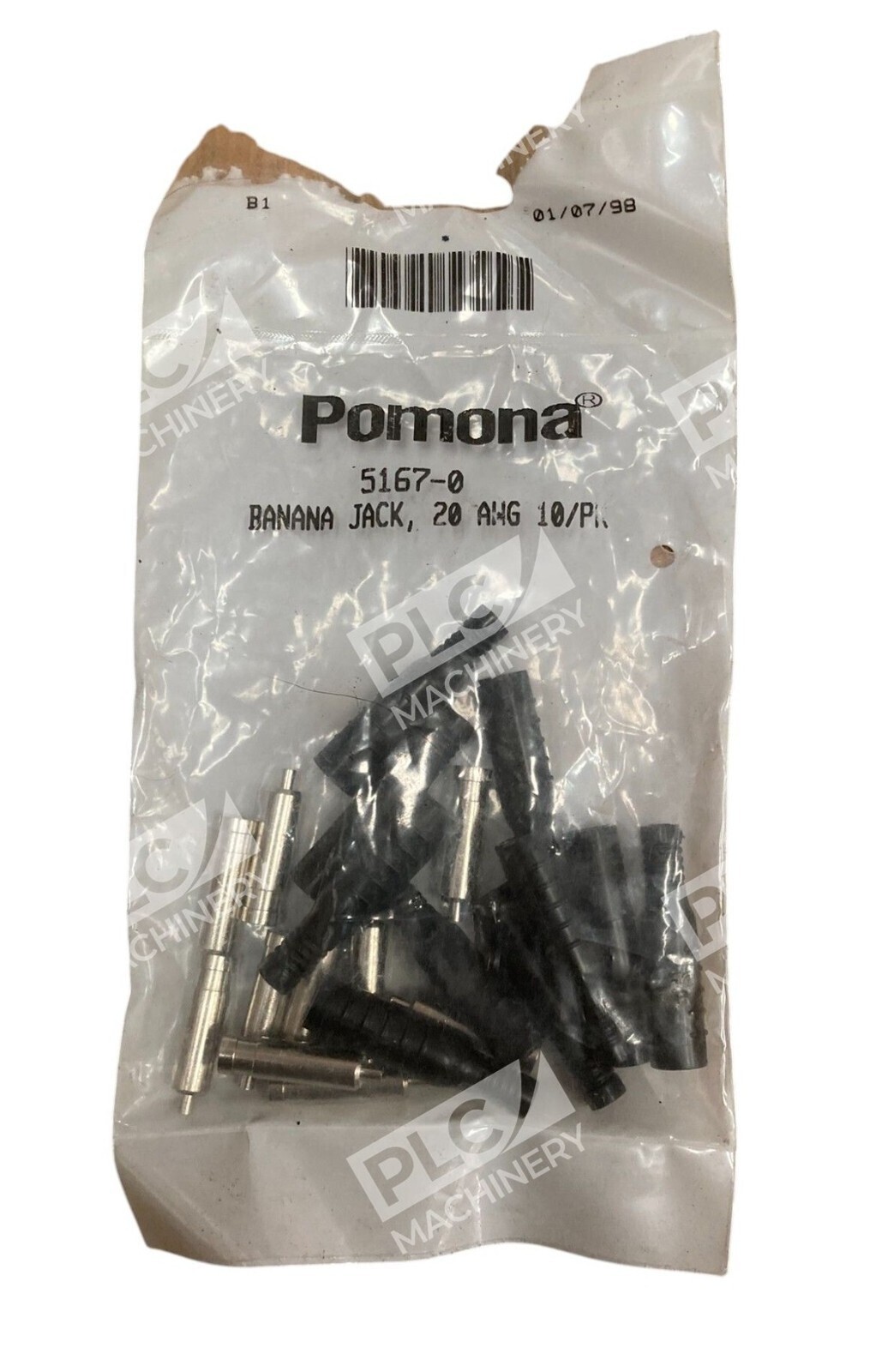 Pomona 5167-0 - Pomona 20AWG Banana Jack 5167-0 (Bag of 10)