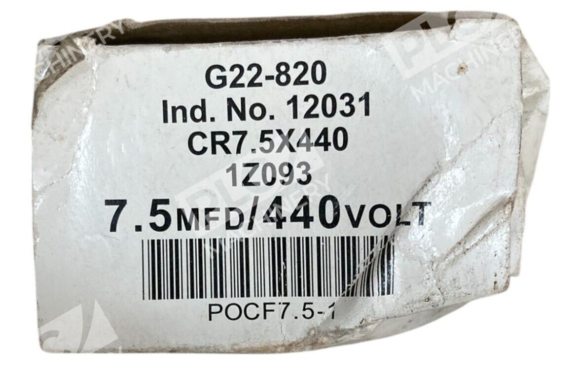 Packard G22-820 - Packard 12031 CR7.5X440 1Z093 7.5MFD/440V POC7.5-1 Capacitor