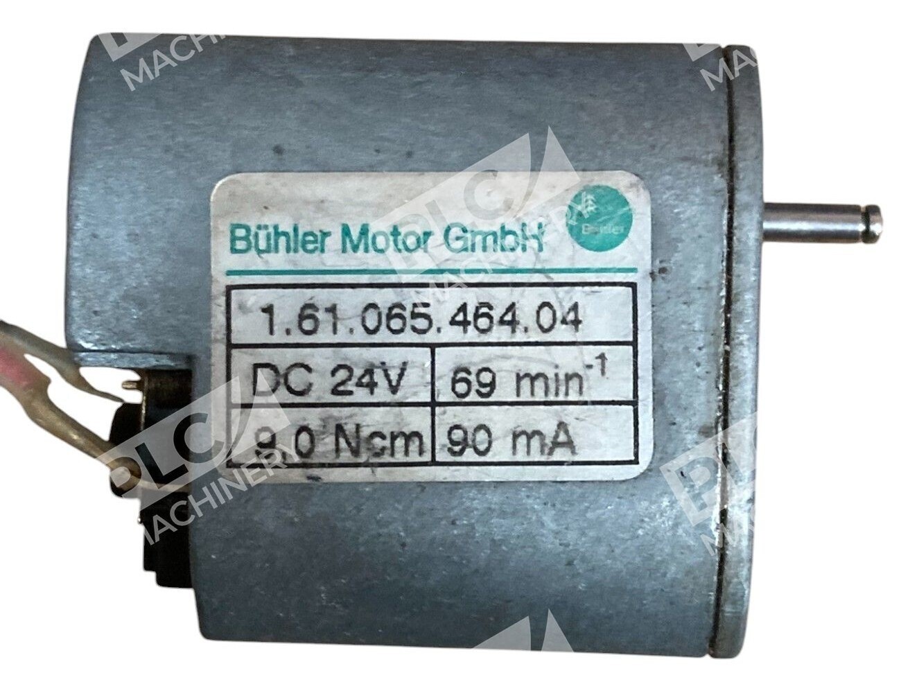 Buhler 1.61.065.464.04 - Buhler Motor GmbH 24VDC 69min-1 9.0Ncm 90mA DC Motor 1.61.06