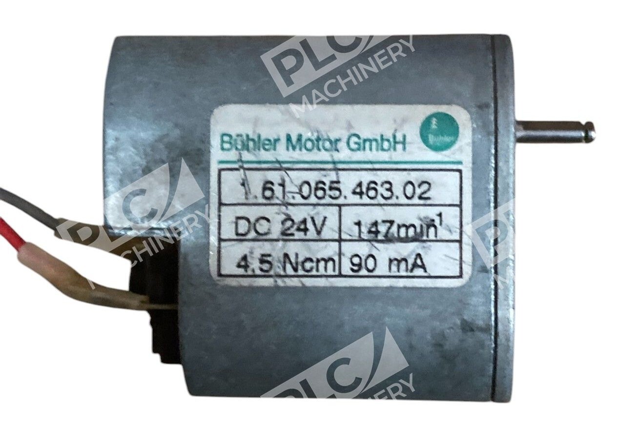 Buhler 1.61.065.463.02 - Buhler Motor GmbH 24VDC 147min-1 4.5Ncm 90mA DC Gear Motor 1