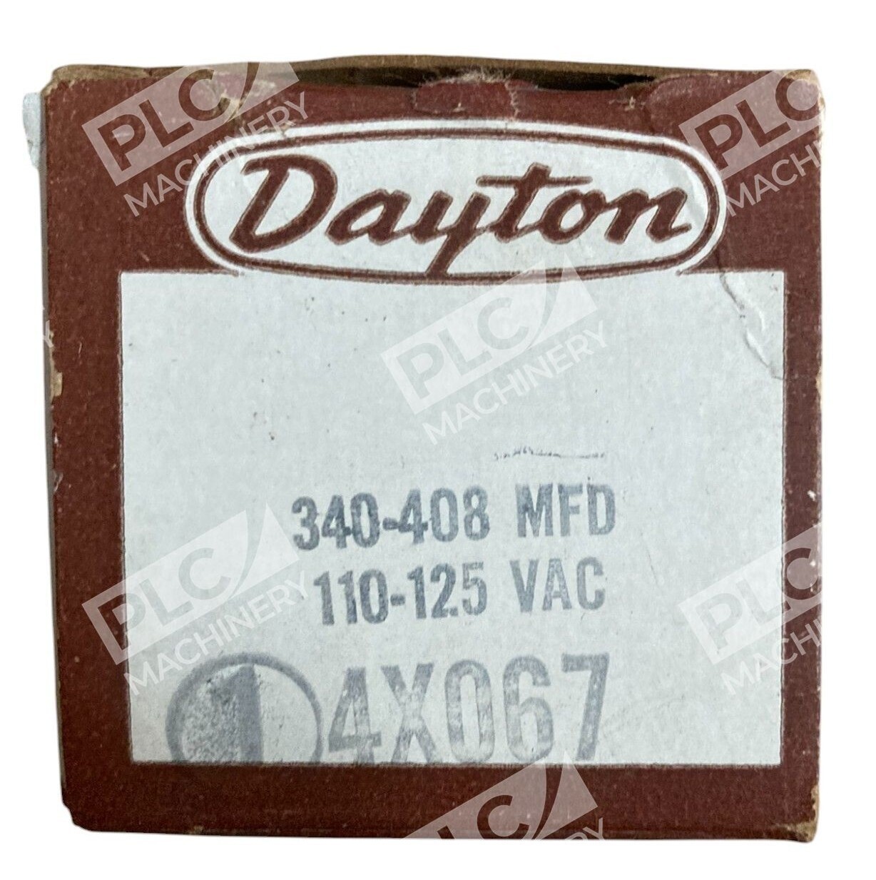 Dayton 340-408MFD 110-125VAC Capacitor 4X067 - Image 3