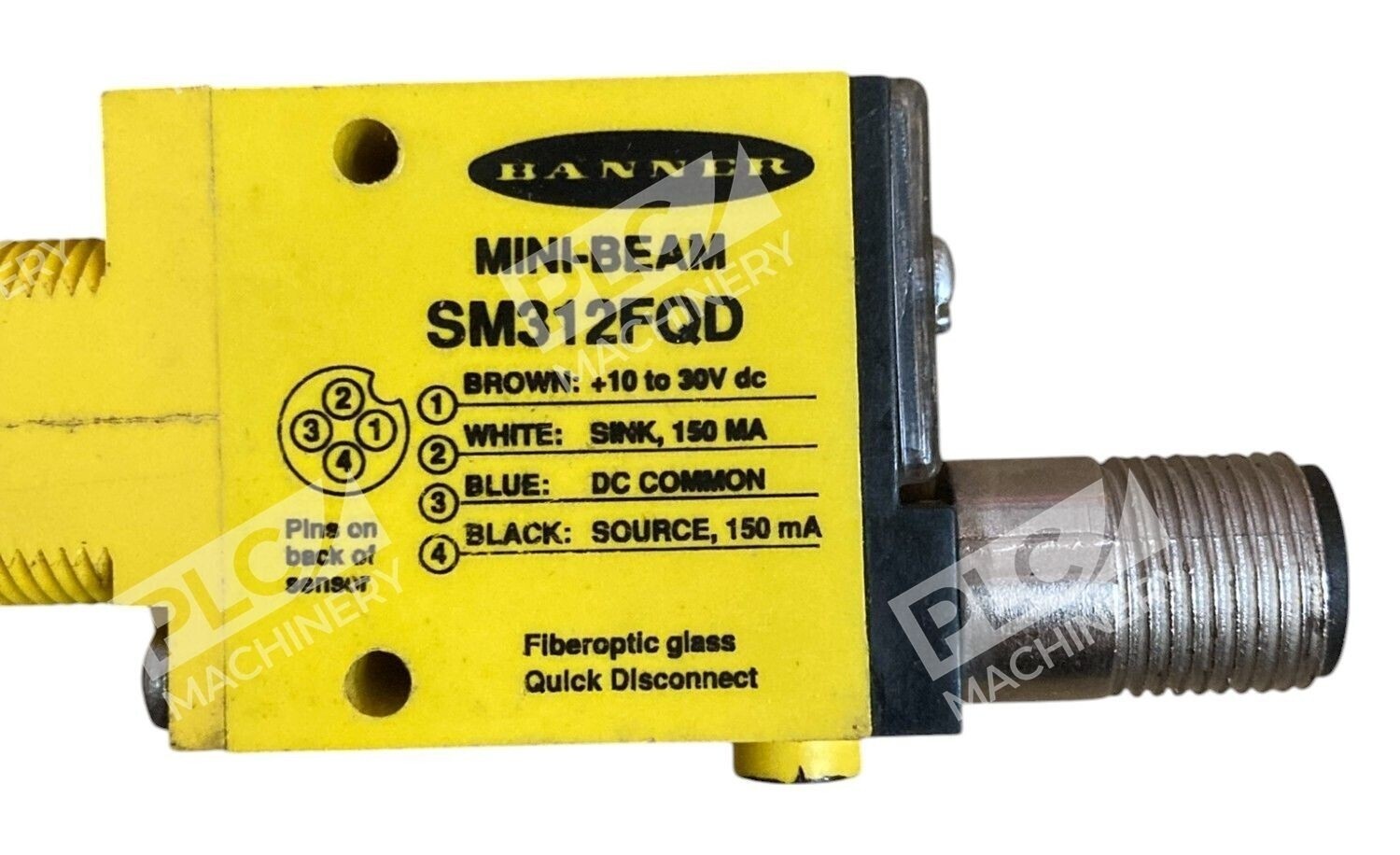 Banner Fiberoptic Glass Quick Disconnect Mini-Beam SM312FQD - Image 2