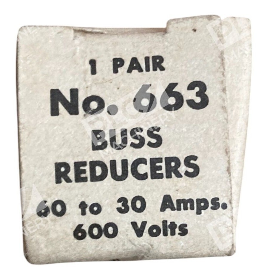 Bussmann Cooper Buss 60-30A 600V Buss Reducers 663 (Box of 2) - Image 4