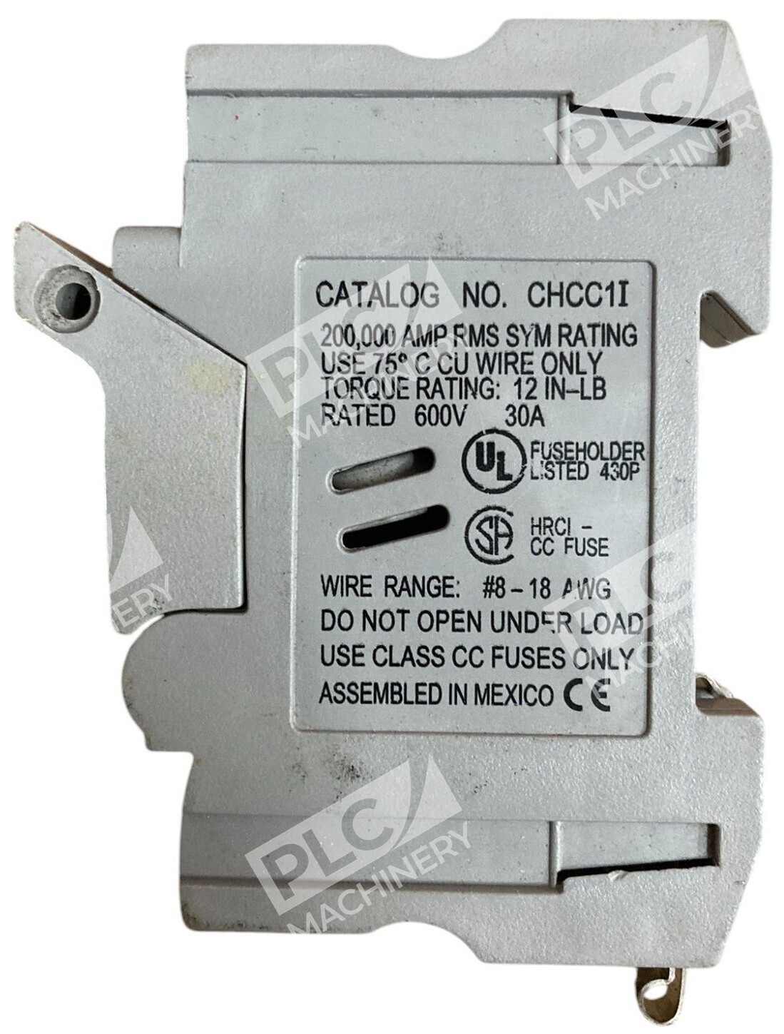 Buss Eaton Bussmann 600V 30A Class CC Fuse Holder CHCC1I - Image 4