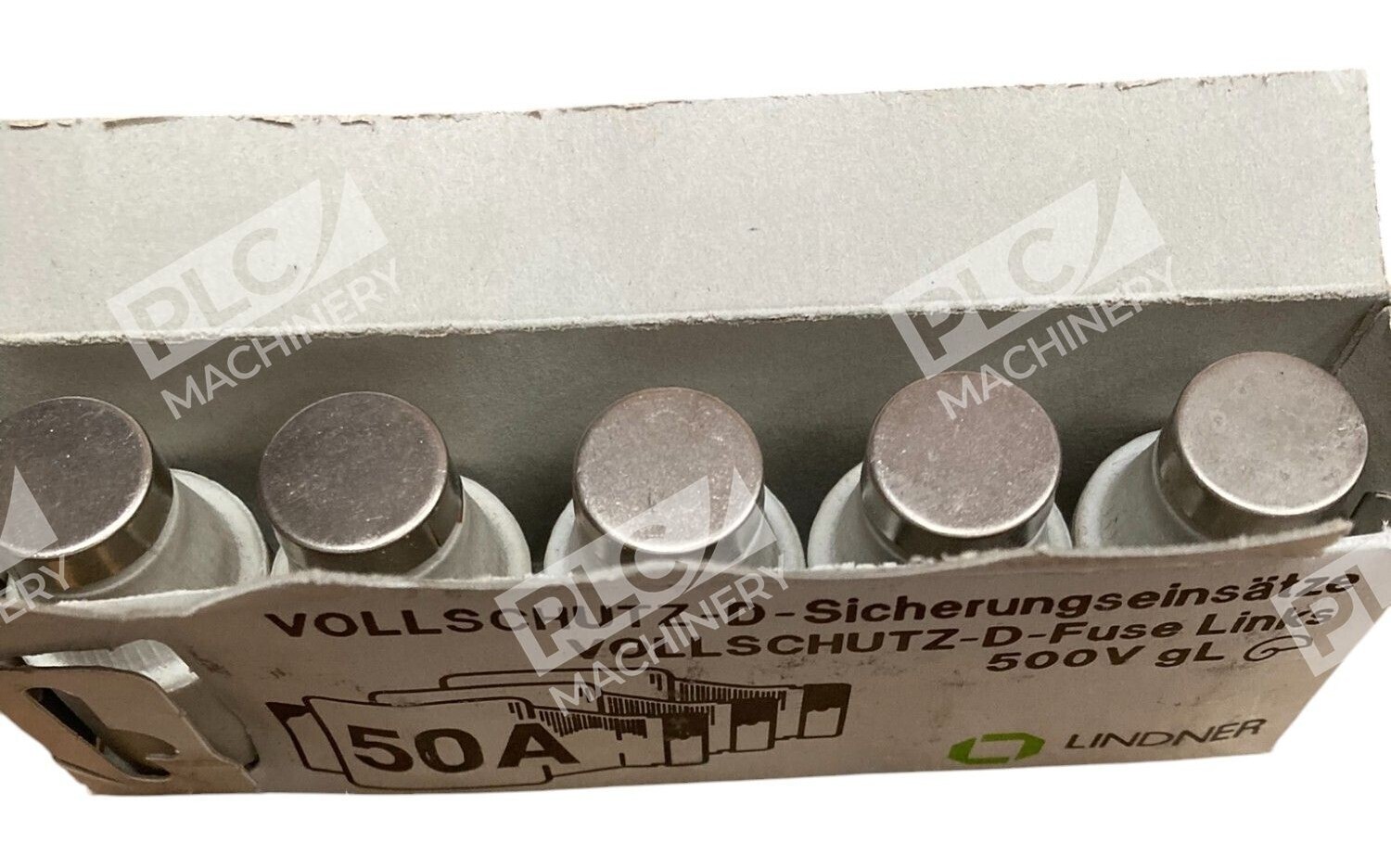 Lindner 50A 500V gL - Lindner VOLLSCHUTZ-D-Fuse Links 50A 500V gL (Box of 5)