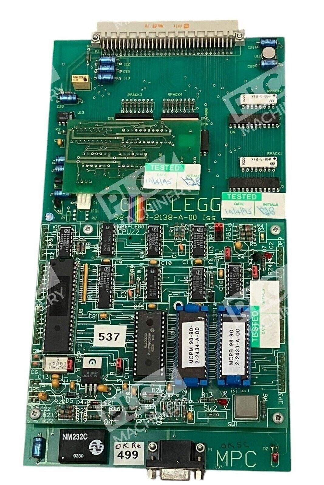 General Electric 98-90-3-2138-A-00 - General Electric GE ISS MPC GBE LEGG PC Board 98-90-3-2138-A