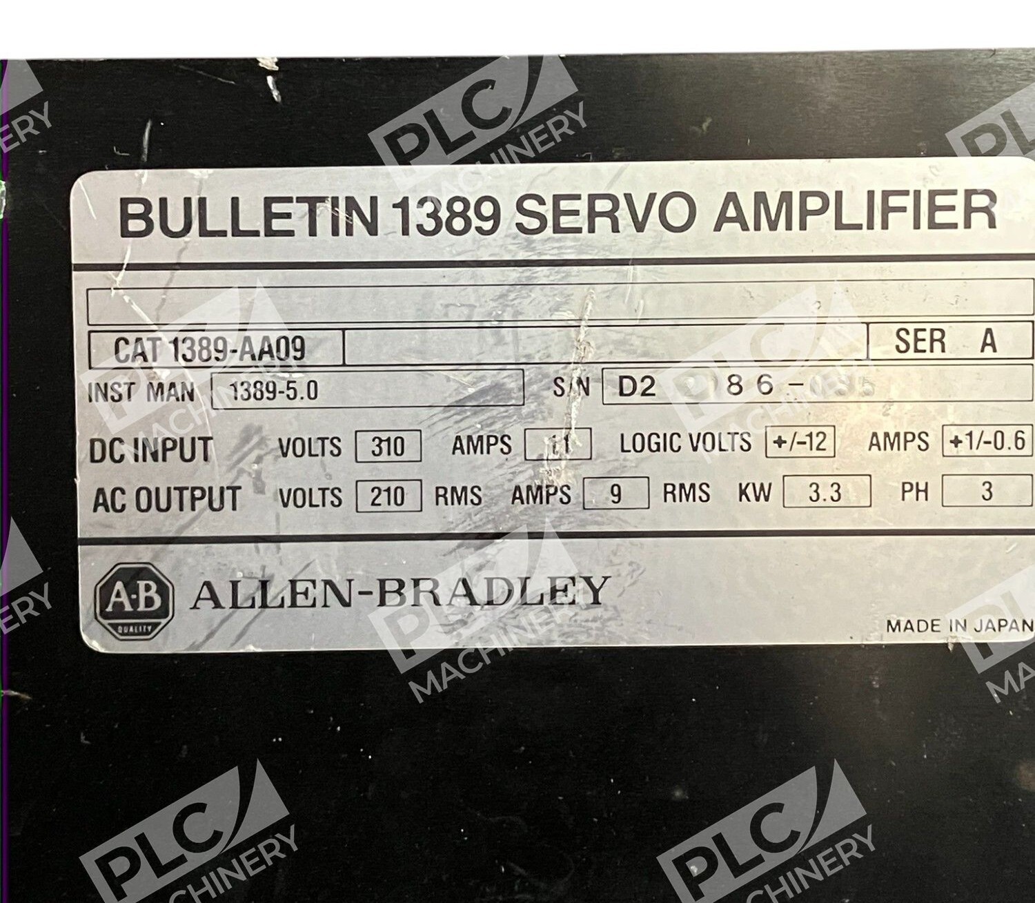 Allen Bradley 1389-AA09 Series A Bulletin 1389 Servo Amplifier Rockwell - Image 4