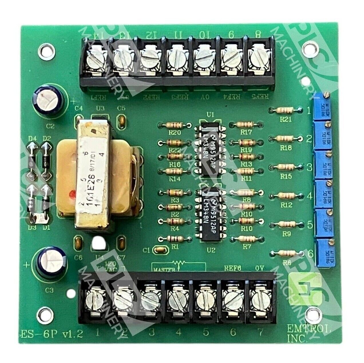 Emtrol ES-6P V1.2 - Emtrol Inc PC Board ES-6P V1.2