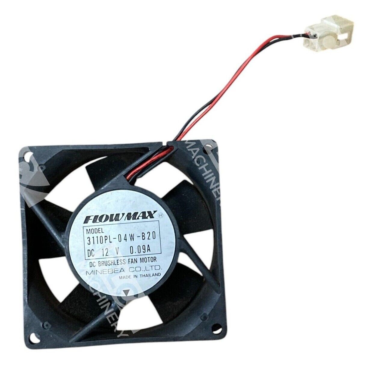 Minebea 3110PL-04W-B20 - Minebea 12VDC 0.09A Flowmax DC Brushless Fan Motor 3110PL-04