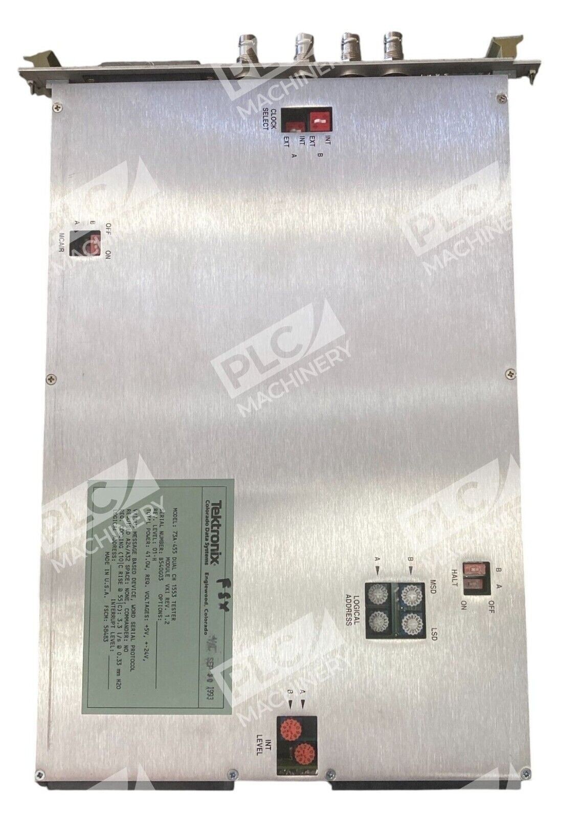 Tektronix 73A-455 - Tektronix CDS 1553 VXI Rev 1.2 Dual Channel Module 73A-455