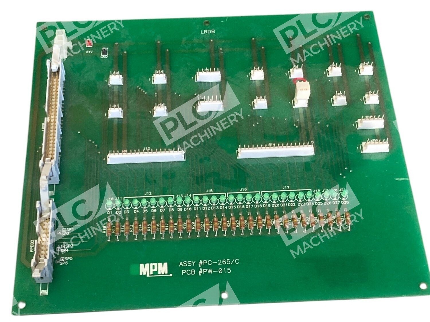 MPM PC-265/C - MPM PCB PW-015 Rev C Rev F MP000008 AT000019 0124028C.PCB Ci