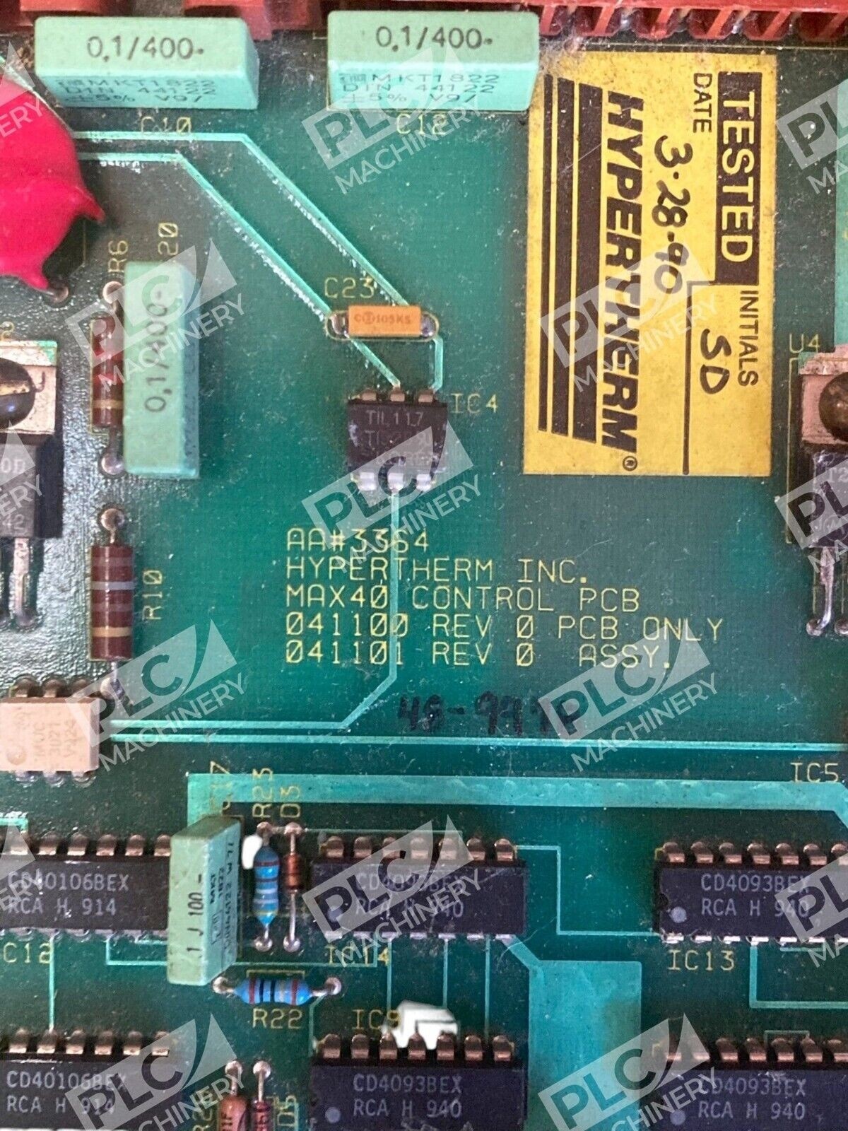 Hypertherm AA#3364 041101 48-9978 MAX40 Control PCB 041100 - Image 3