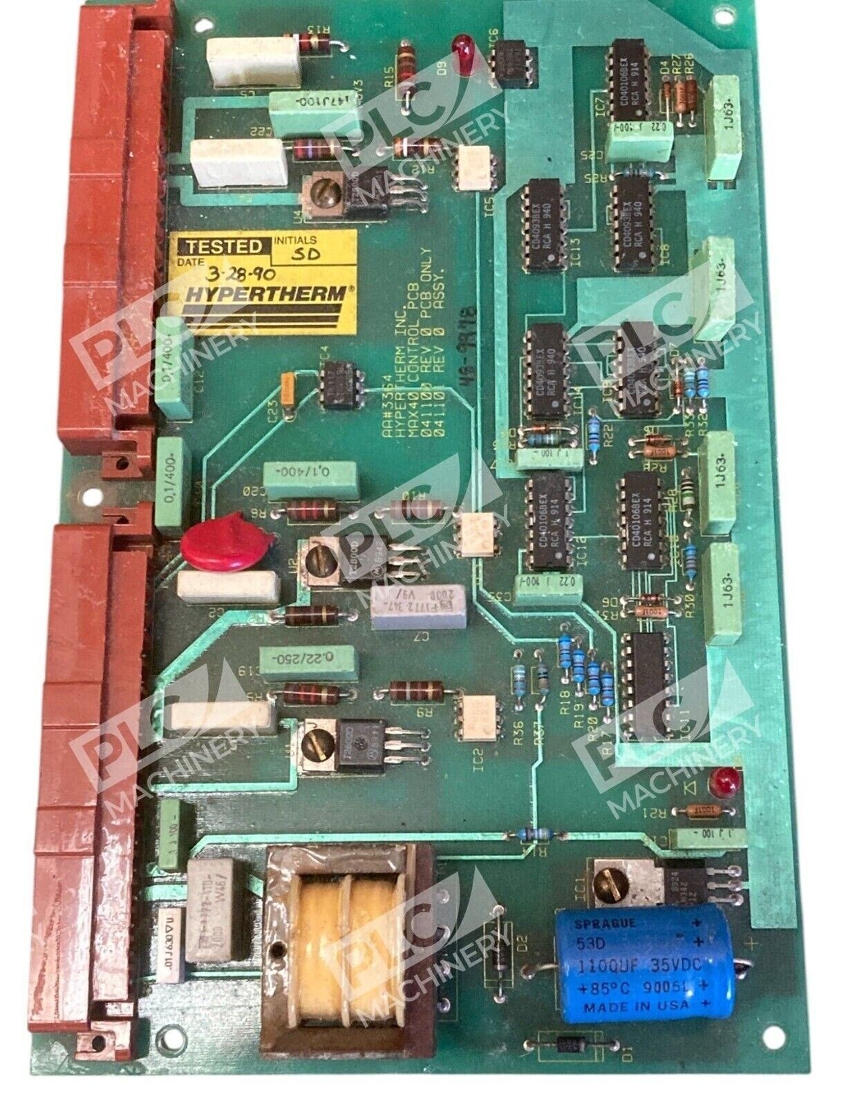 Hypertherm 41100 - Hypertherm AA#3364 041101 48-9978 MAX40 Control PCB 041100
