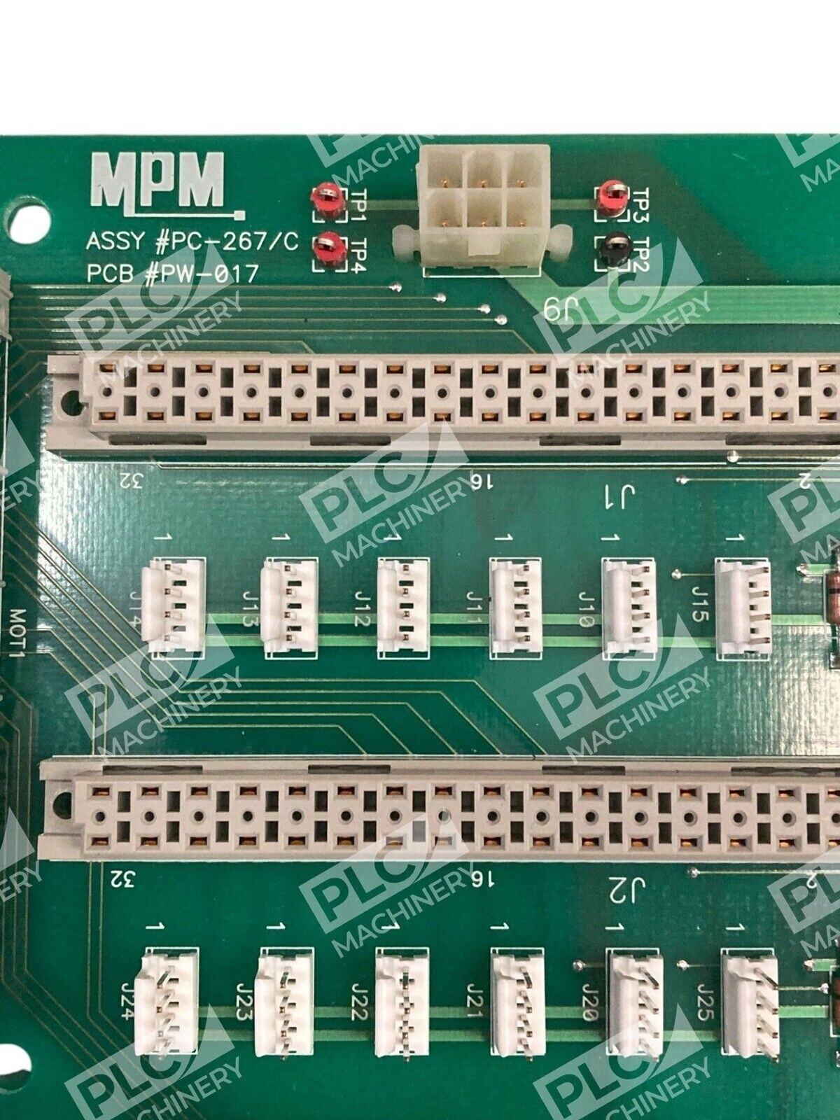 MPM PCB PW-017 Rev C 94V-0 0124036C AT000025 MP000021 Circuit Card PC-267/C - Image 3