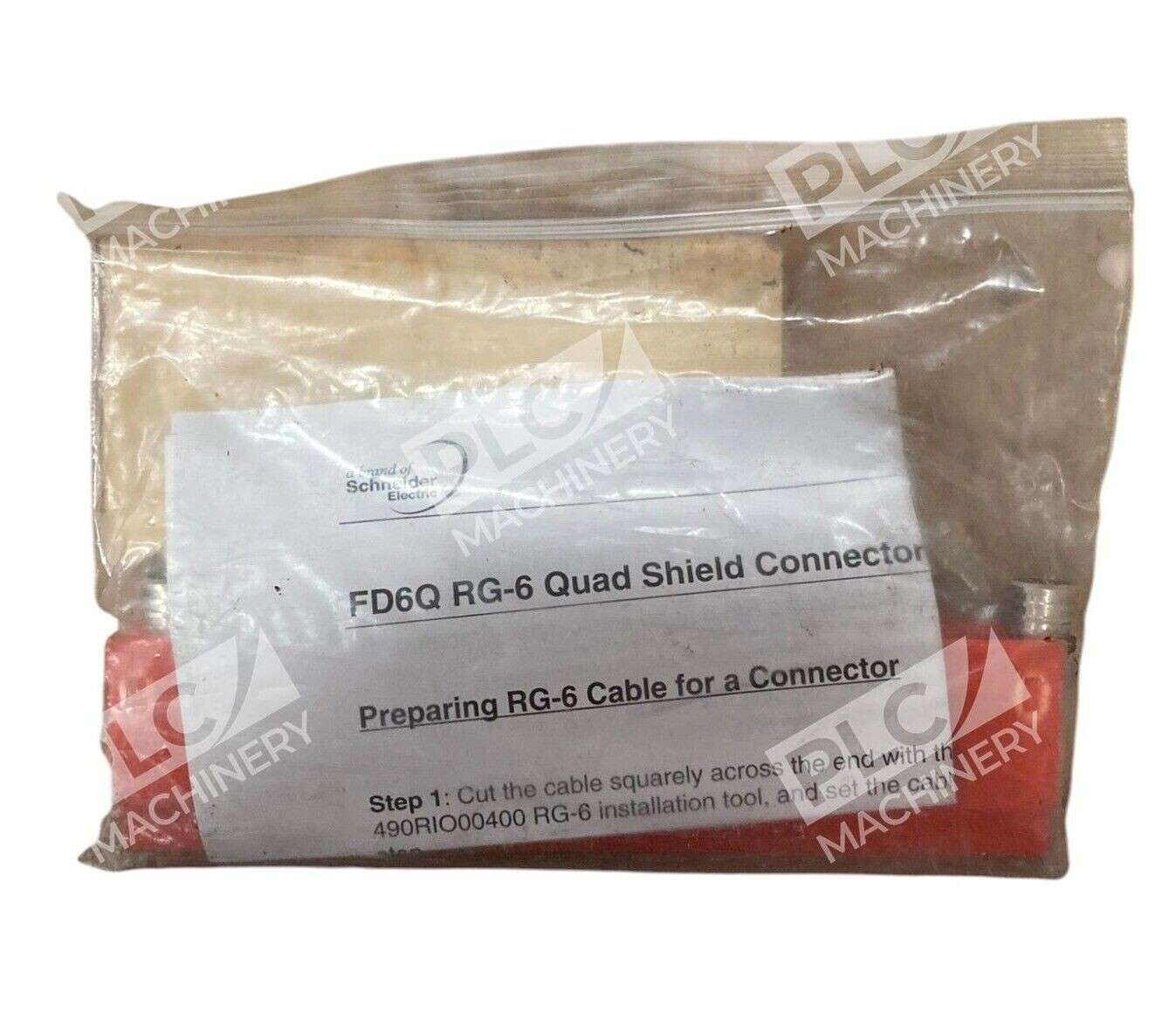 Modicon Schneider MA-0329-001 RG-6 Connectors Quad Shield FD6Q - Image 4