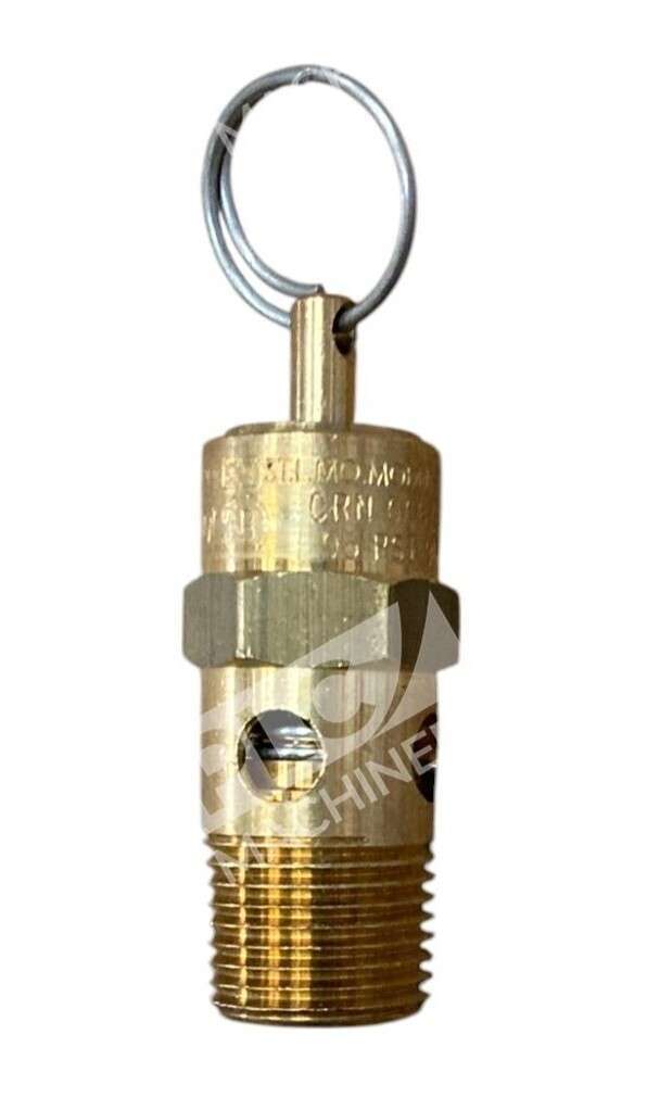 ST.L MO CRN 0G8703.5C - ST.L MO ST33 3/8NPT 95PSI 90SCFM Safety Valve CRN 0G8703.5C