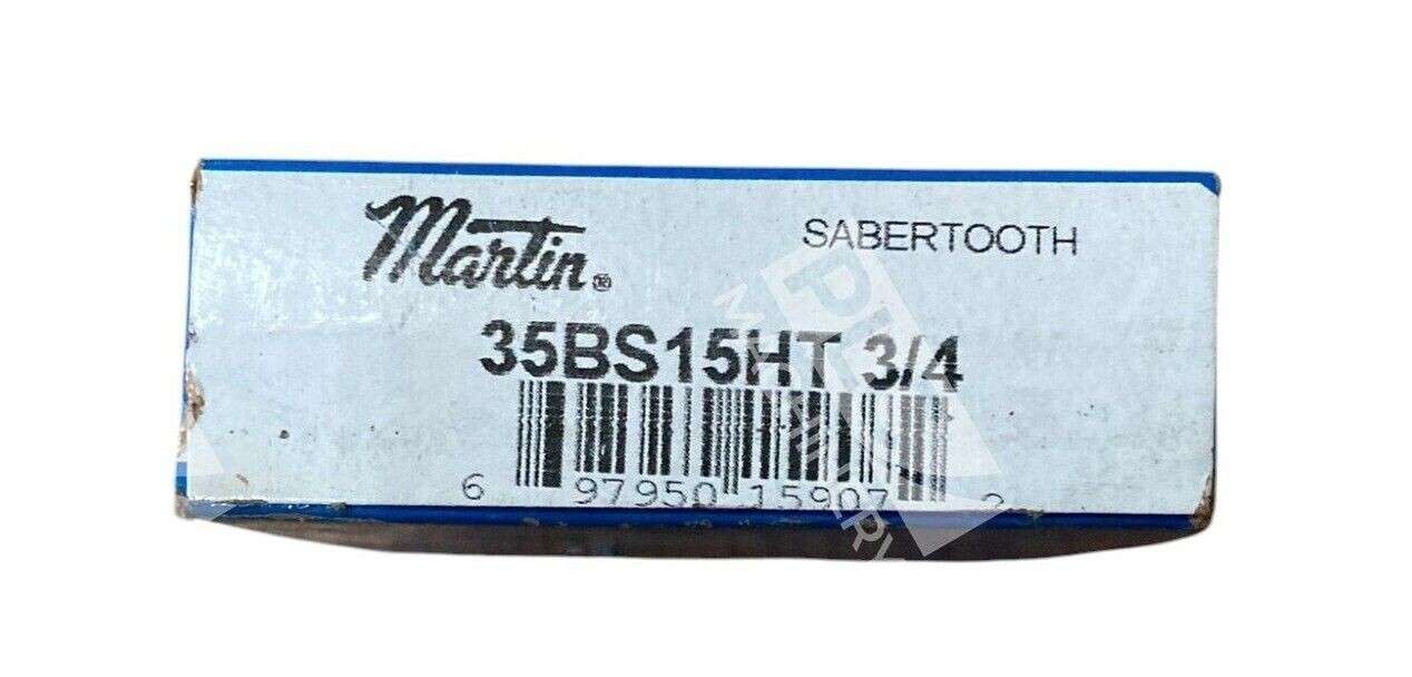 Martin Sprocket & Gear Sabertooth Roller Chain Sprocket 35BS15HT 3/4 - Image 3
