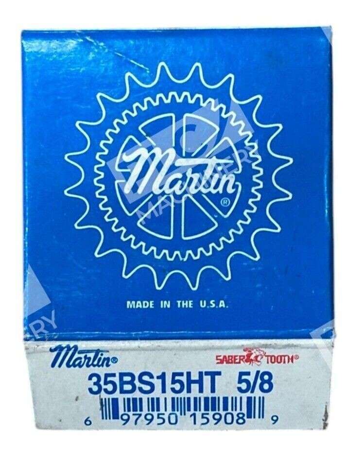Martin Sprocket & Gear Sabertooth Roller Chain Sprocket 35BS15HT 5/8 - Image 2