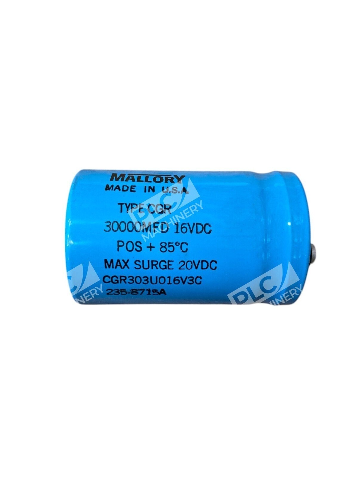 Mallory Type CGR 30000MFD 16VDC 235-8715A Capacitor CGR303U016V3C - Image 3