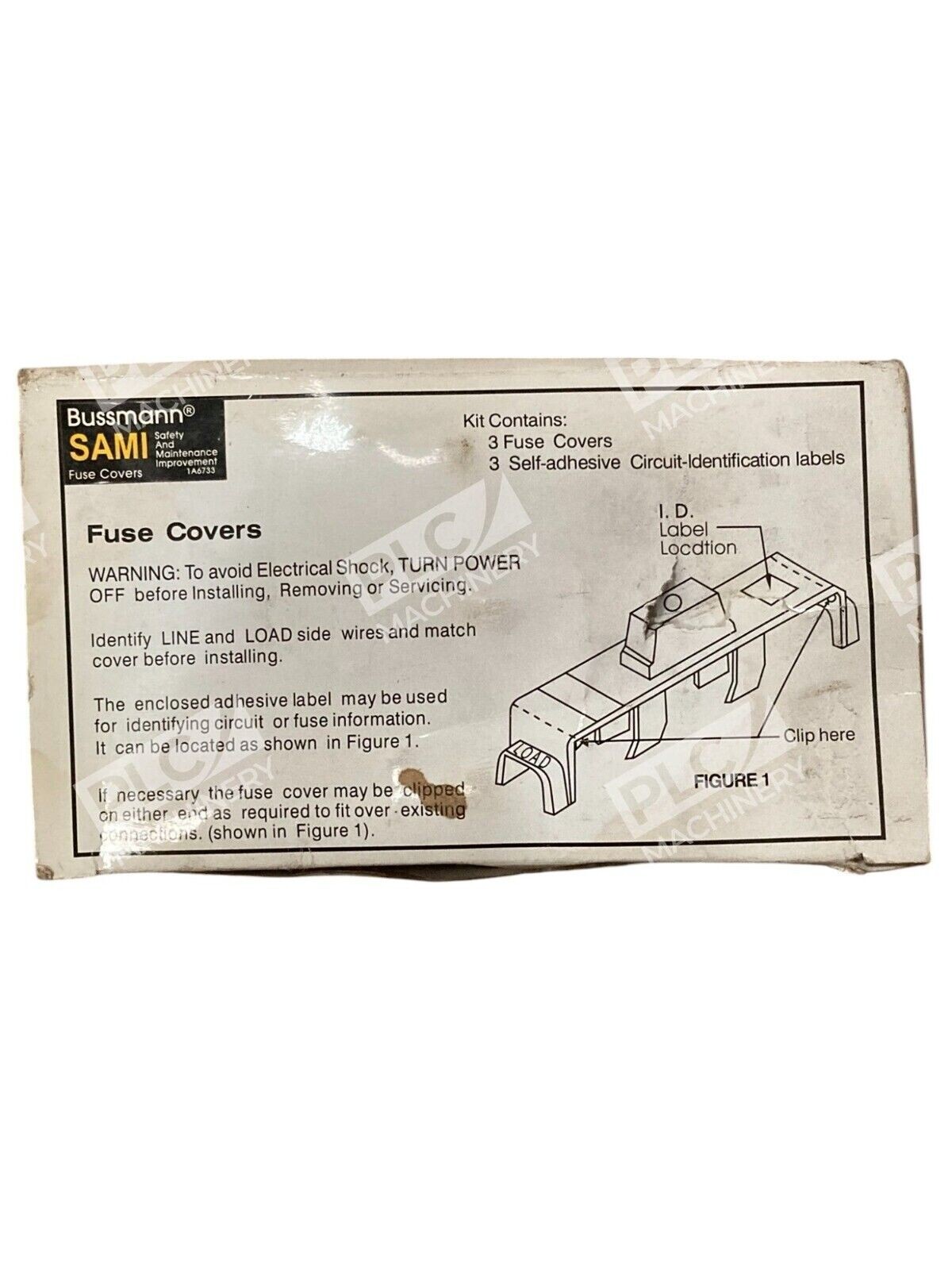Bussmann Cooper 600VAC 0-30A RK K5 H Indicating Fuse Cover SAMI-2I (Box of 3) - Image 2