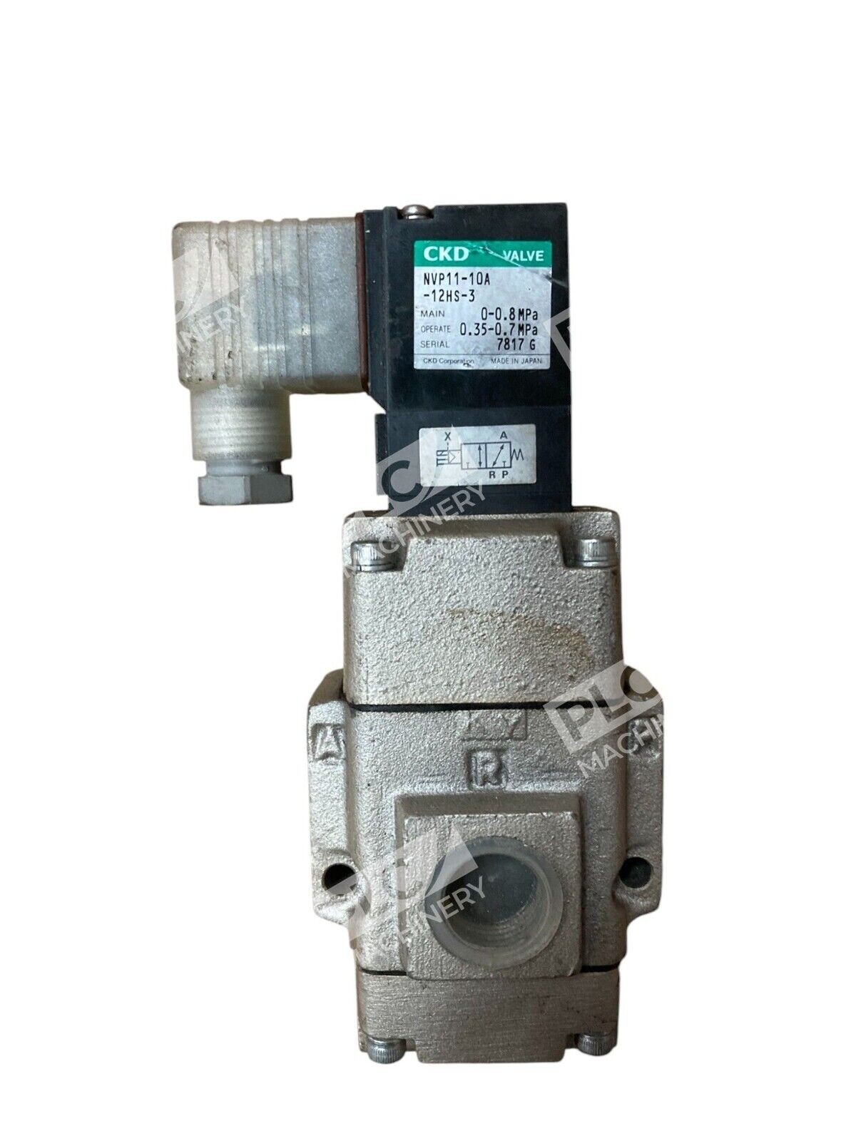 CKD NVP11-10A-12HS-3 - CKD 0-0.8MPa 0.35-0.7MPa 7817G Valve NVP11-10A-12HS-3
