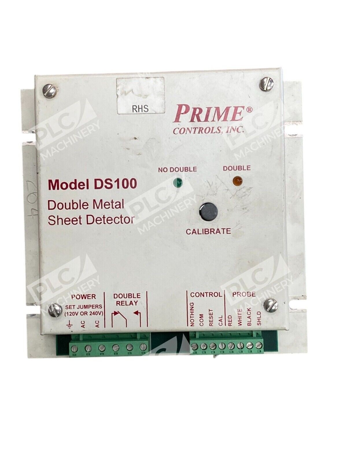 Prime Controls DS100 - Prime Controls Double Metal Sheet Detector Model DS100
